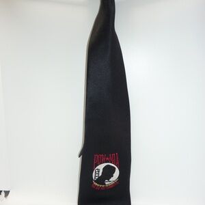 Wolfmark Collection Embroidered Men’s Tie POW You are Not Forgotten MIA